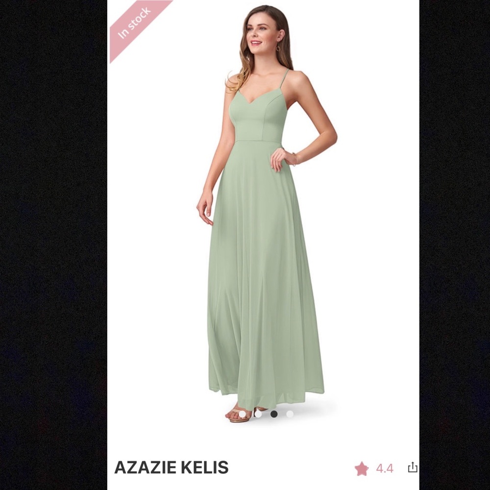 Azazie Kelis floor-length bridesmaid dress - Picture 2 of 10